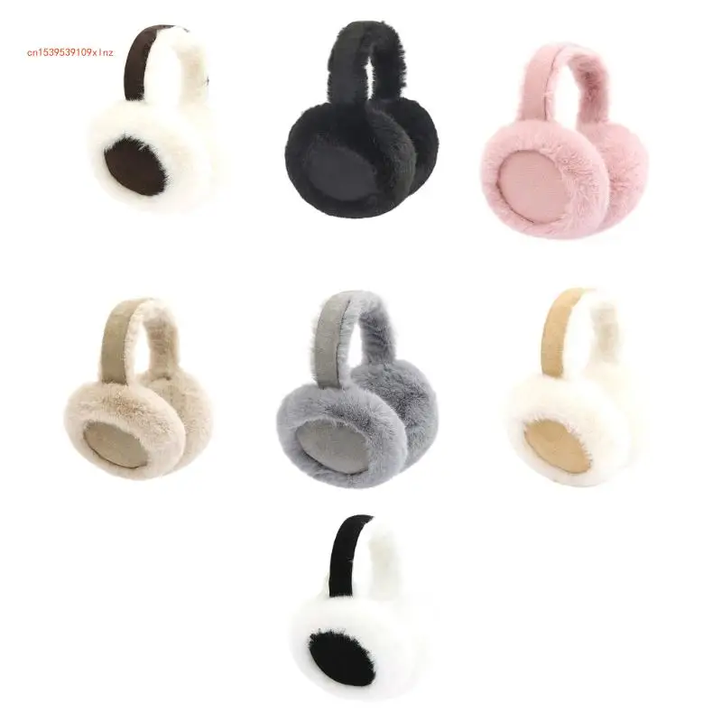 

Collapsible Plush EarMuffs for Women and Kids Ear Warmer Furry Headband for Winter Christmas New Year Gifts