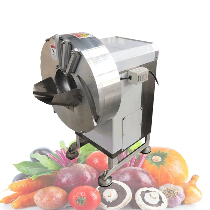 Electric Commercial Ginger Slice Shred Cutter For Bamboo Shoot Potato Carrot Radish Cucumber Vegetable Cutter Machine
