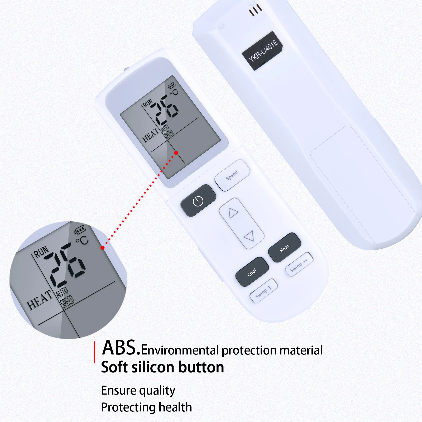 New YKR-L/401E Remote Control For AUX Whirlpool RINNAI Akai Air Conditioner