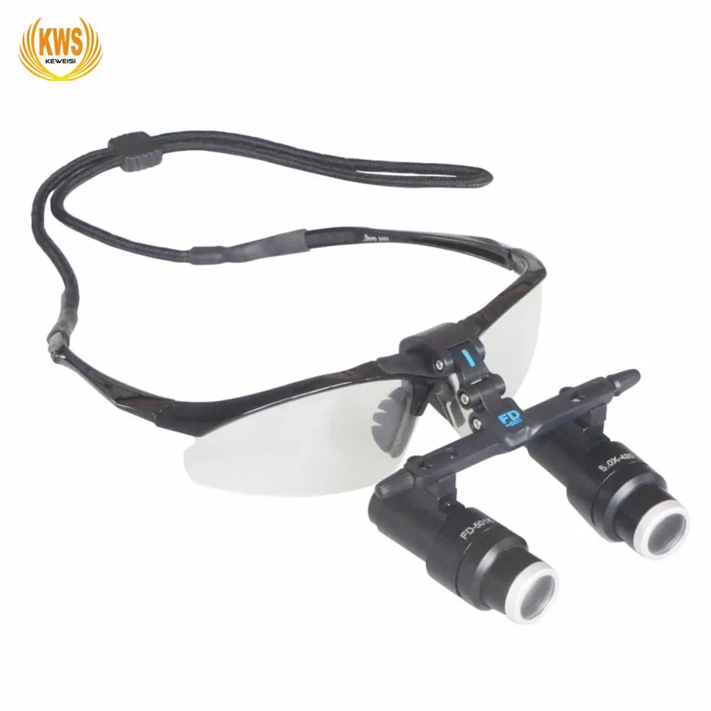 6.0X  ENT General Surgery and Microsurgery Veterinary Kepler Frame Type Binocular Loupe