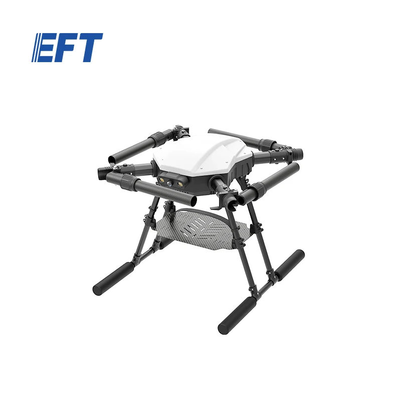 EFT new upgrade E410P 10KG payload delivery aircraft parts cargo transport heavy lift cargo drone frame with load plate