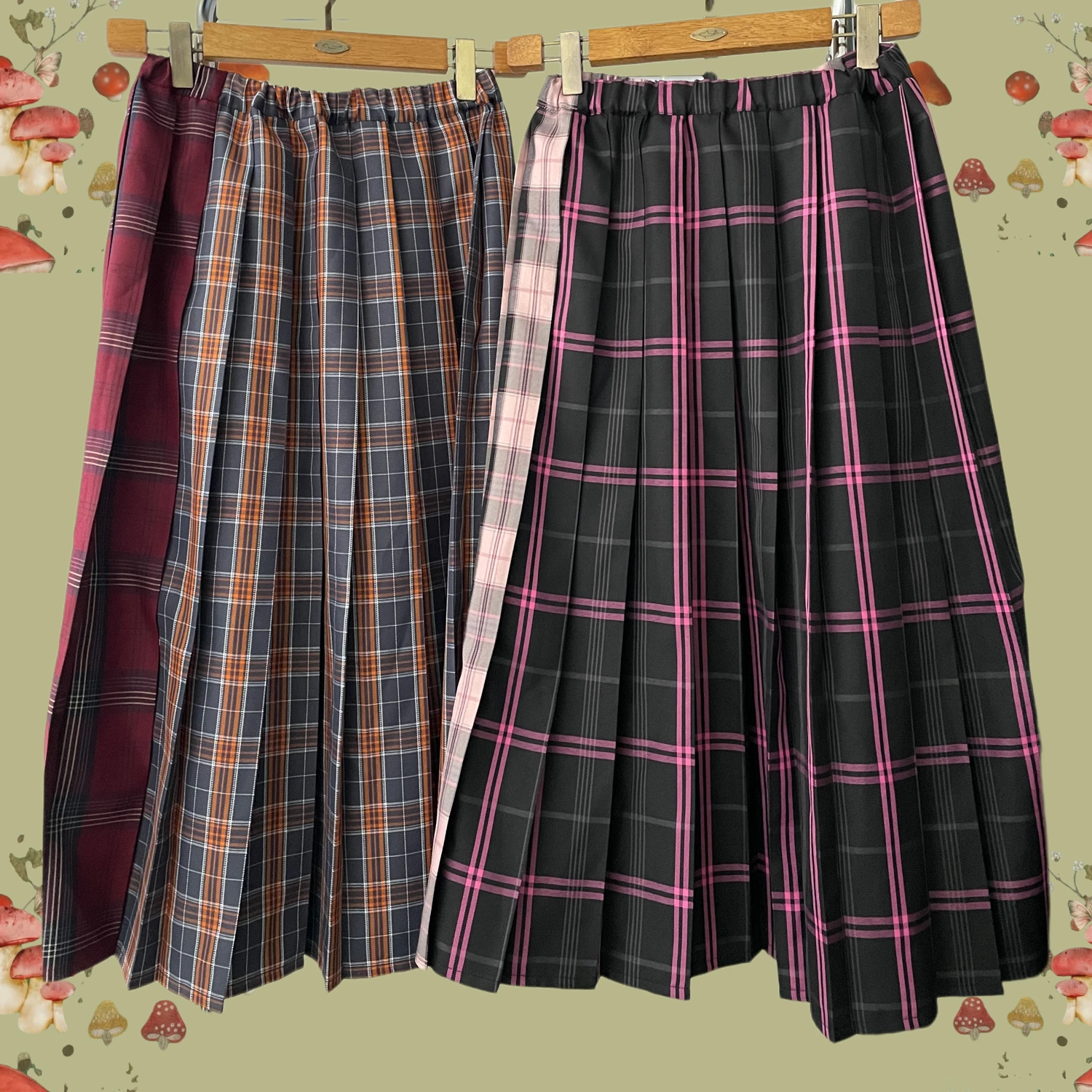 

Юбка в клетку от Tee Uncle, юбка в стиле пэчворк, подходит для любого сезона, для повседневной носки, свободного кроя, с высокой талией, из полиэфирного волокна