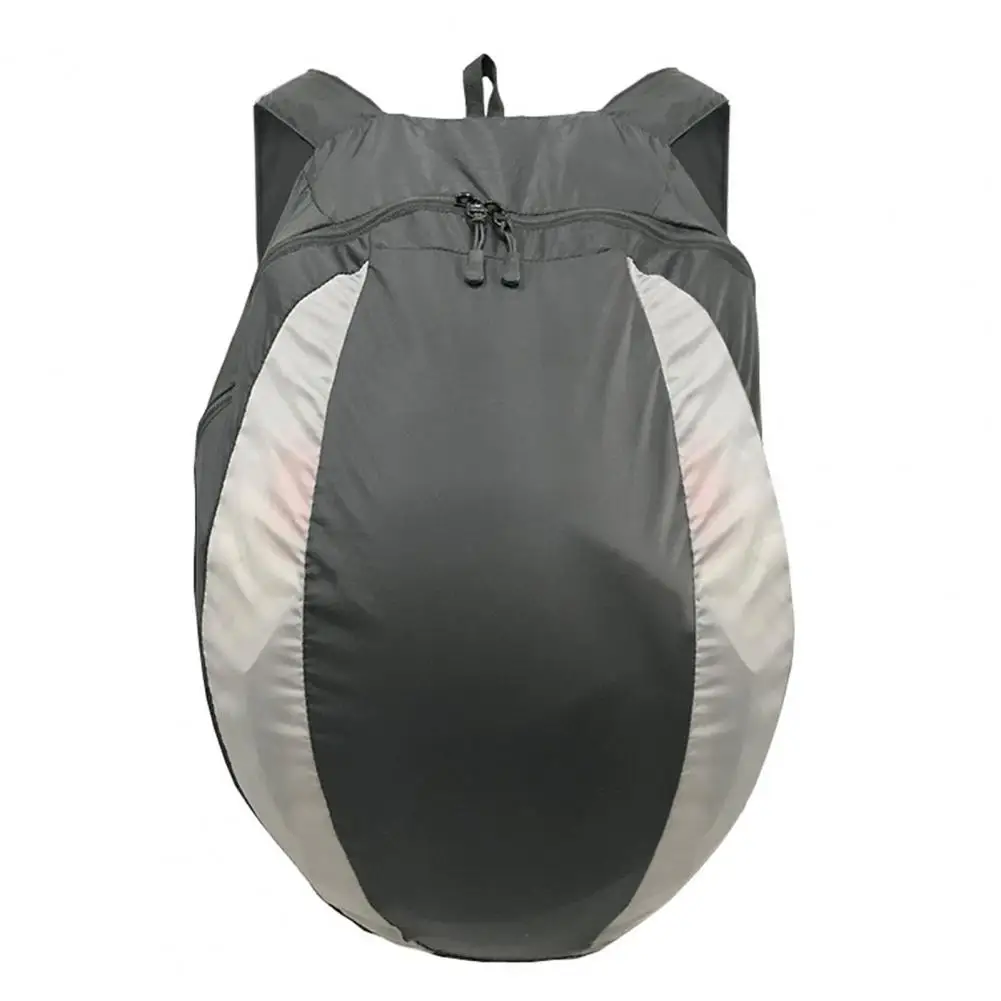 Unique Helmet Backpack  Double Zipper Easy to Clean Helmet Pouch  Bike Cycling Sundries Storage Bag Basketball Pouch
