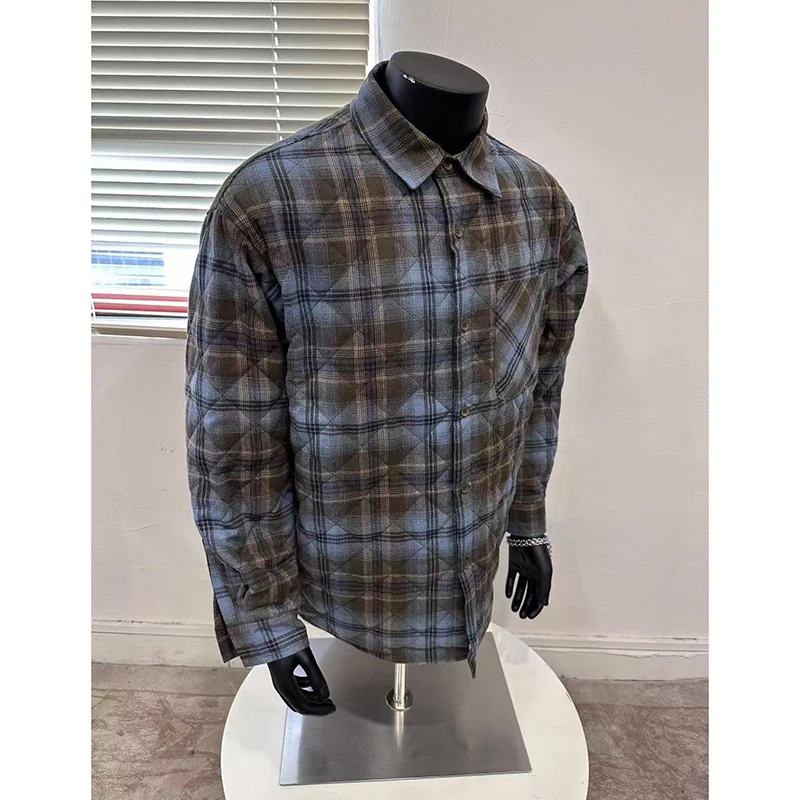 

Warm Thin Cotton Jaet for Men with Stand Collar And Polyester Fiber Long Sve Winter Outerwear Casual Youth Faion