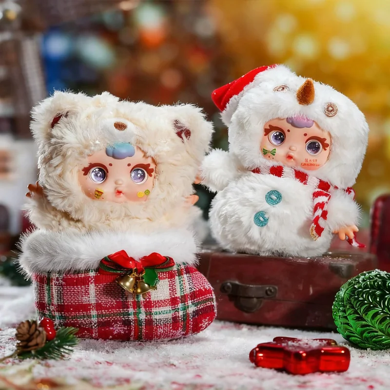 جديد مم الحليب كاند عيد الميلاد سلسلة سر صندوق أعمى Kawaii حقيبة سحر لطيف سطح المكتب زينة أفخم الفينيل الدمى هدية الكريسماس #2