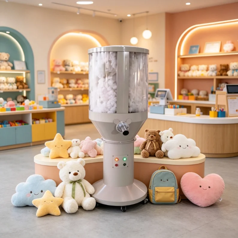 Hot New Arrival Teddy Bear Stuffing Equipment Portable Motor Toy Filling Machine 220V for Stuffed Animal Production Wholesale