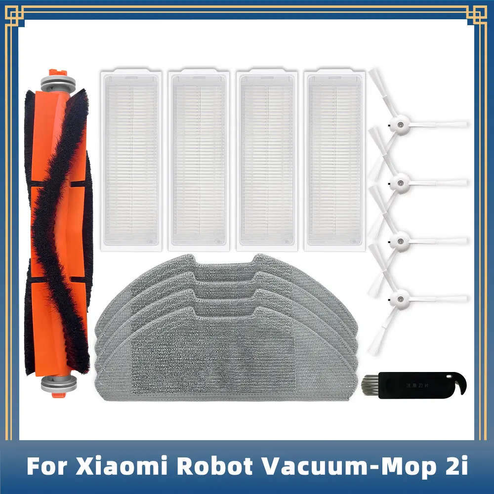 

Compatible For Xiaomi Robot Vacuum-Mop 2i Replacement Spare Parts Main Side Brush Hepa Filter Mop Cloth Accessories Kits