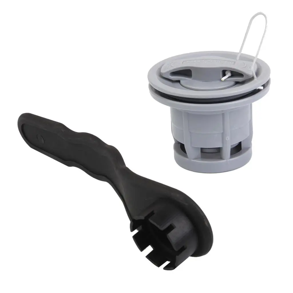 Boating Safety 8 Hole Inflatable Boat Air Valve POM Wrench Installation Tool for Kayak Canoe