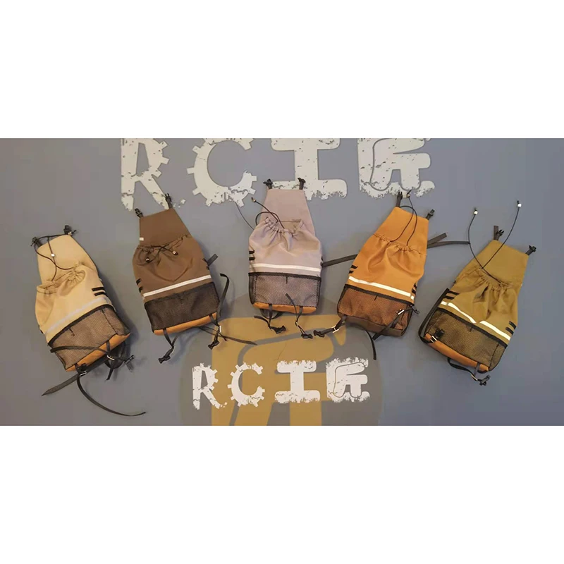 Kit de rueda de repuesto de réplica RC, Mini mochila de senderismo, piezas de estado de ánimo para 1/10 RC Crawler Car Traxxas TRX4 AXIAL SCX10