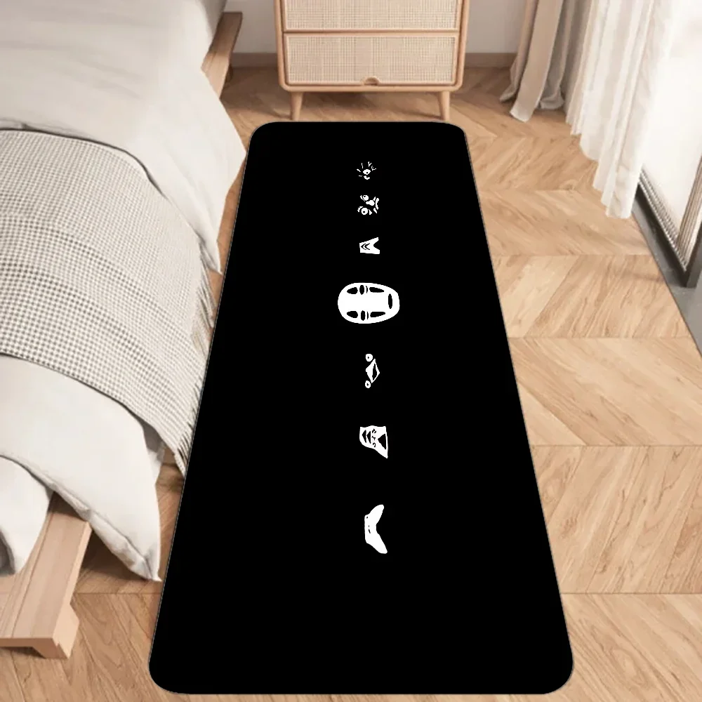 

Studio Ghibli No Face Floor Mat Graphic Printed Flannel Doormats For Bathroom Kitchen Entrance Carpet Home Decor