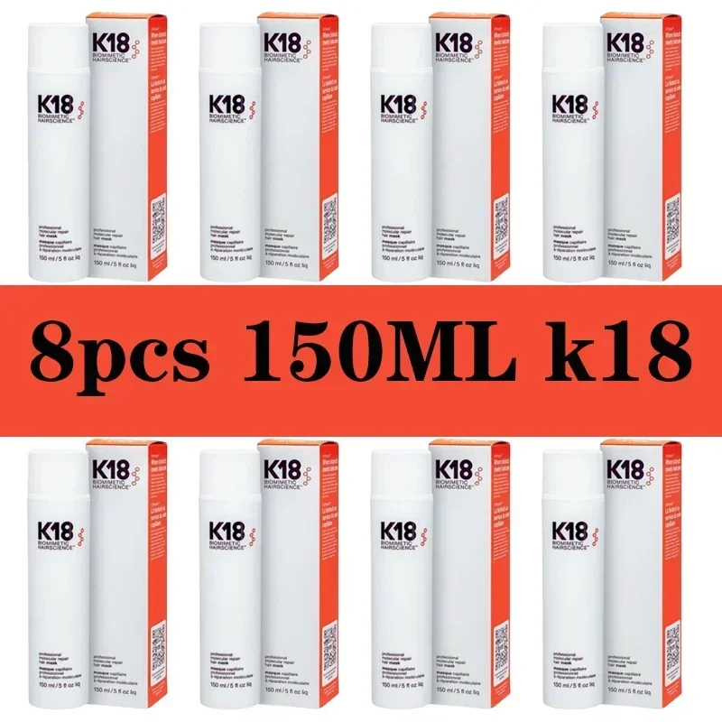 150ML K18 Original Hair Treatment Leave-In Hair Mask Repair Dry Damaged Hair 4 Minutes To Reverse Hair Damage Moisturize