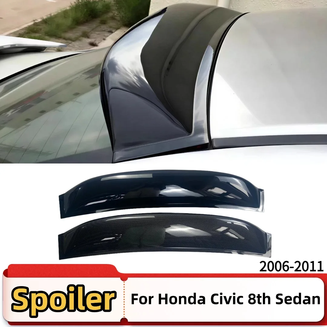 Deflector de aire trasero, alerón de techo, divisor de alerón, accesorios de tuning y estilo, kit de carrocería para maletero para Honda Civic 8th Sedan 2006-2011