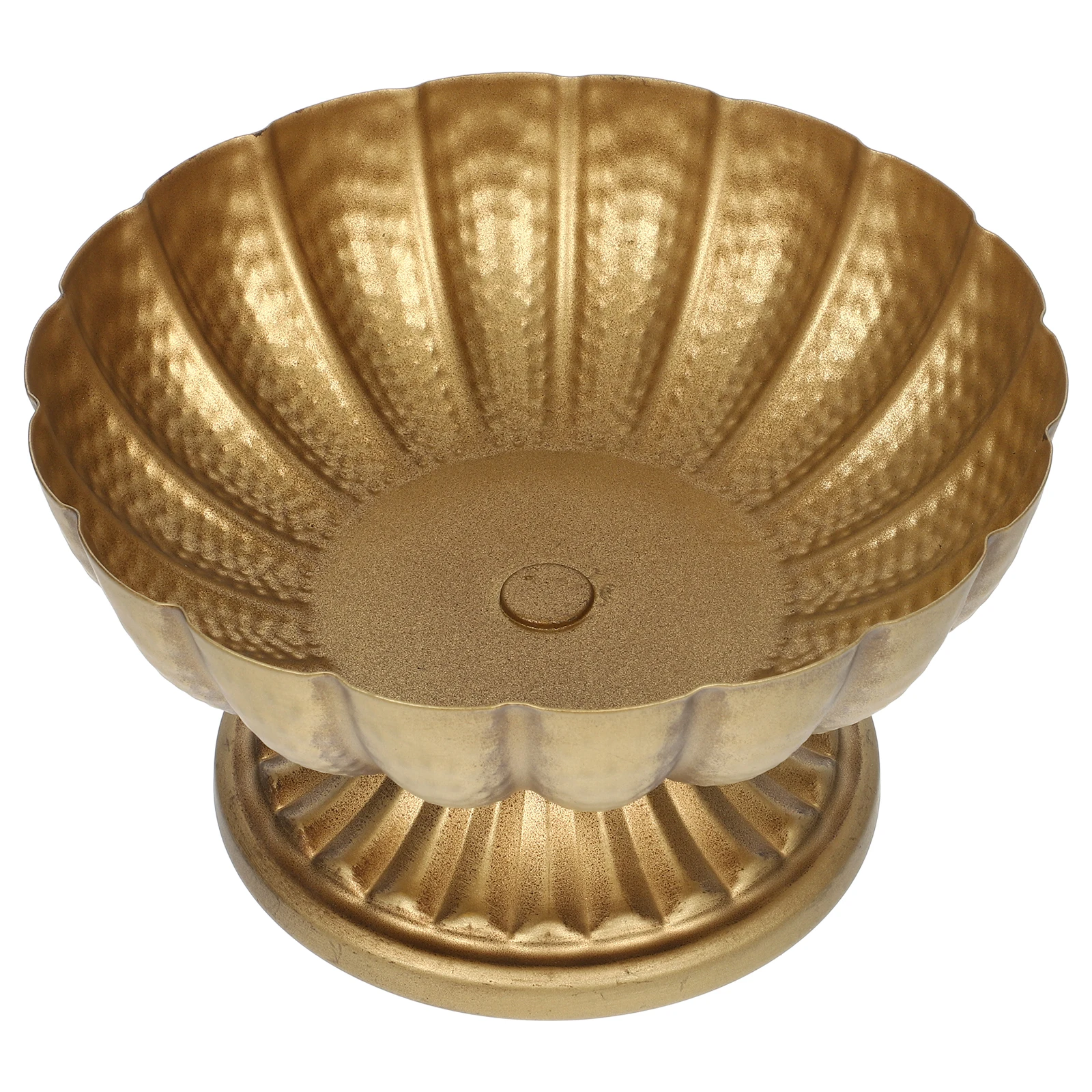 

Wrought Iron Vase 23W5036GT18 Roman Planter Pot Indoor Outdoor Decorative Flower Container Vintage Style Plant Pots