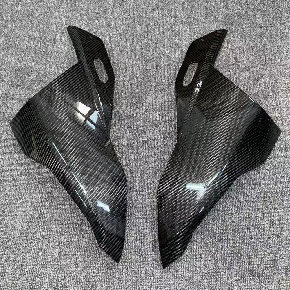 

Motorcycle Accessories Headlight Lampshade Side Panel Front 3K Dry Carbon Fiber Conical cover For BMW S1000RR M1000RR 2019-2025