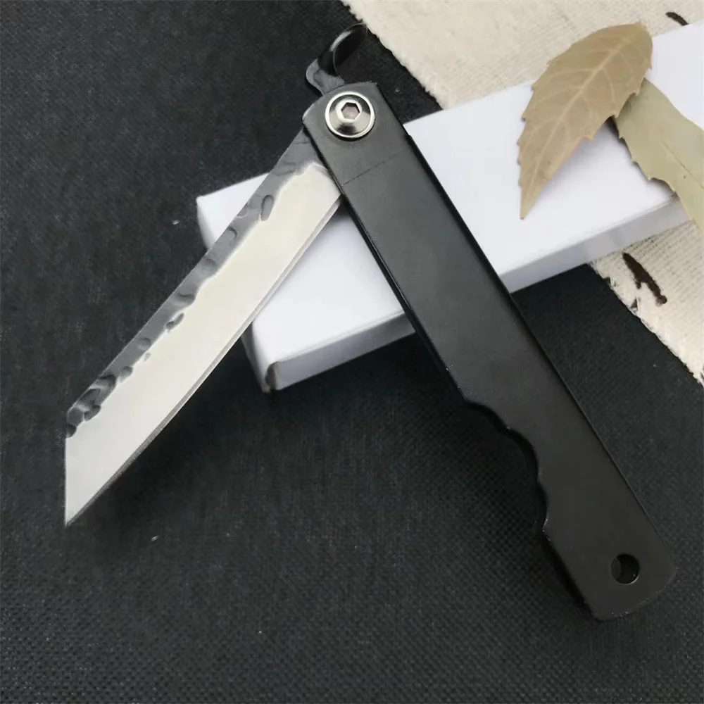 High Hardness Folding Knife 5Cr13Mov Forge Blade Aluminum Alloy Handle Outdoor EDC Pocket Knife Survival Camping Hiking Tool