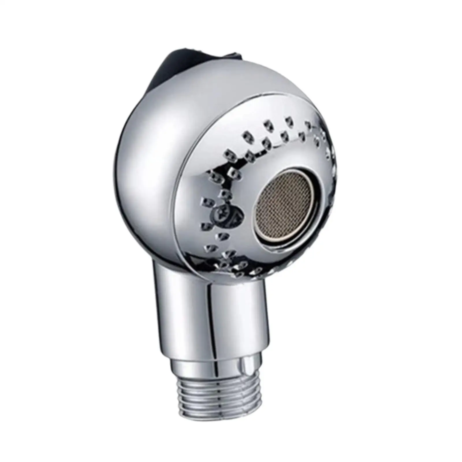 Shower Head with Handheld High Pressure Easy Installation Shower Accessory Silver Compact Design for Bathroom Hair Salon