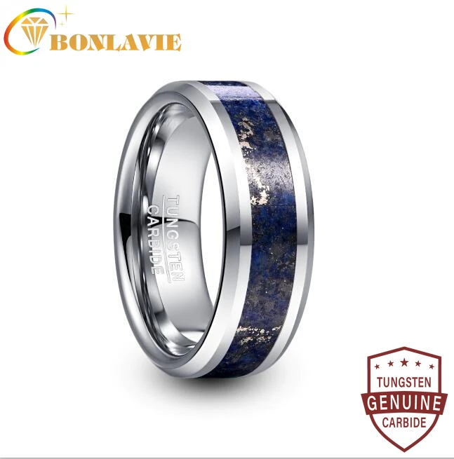 

Кольцо BONLAVIE T230R мужское из карбида вольфрама шириной 8 мм