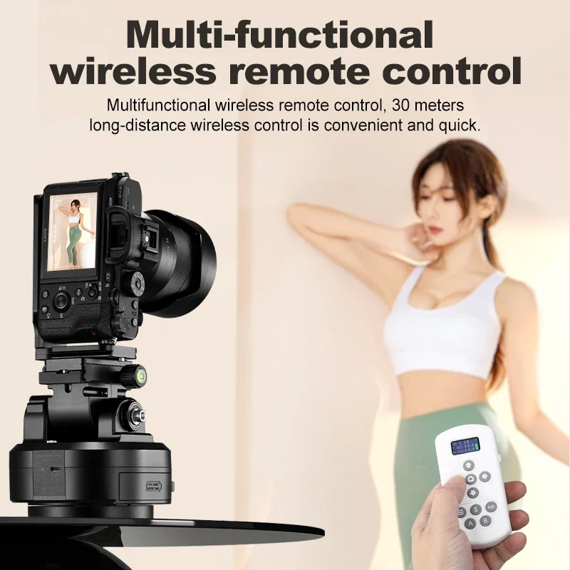 SOONPHO M4 M6 Motorized Tripod Head Wireless Remote Control AI Face Track Panoramic Video Shooting Camera Phone Holder