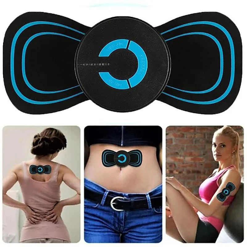 Electric Neck Massager EMS Muscle Massage Stimulator Low Frequency Instrument Back Cervical Relax Cervical Spine Massage