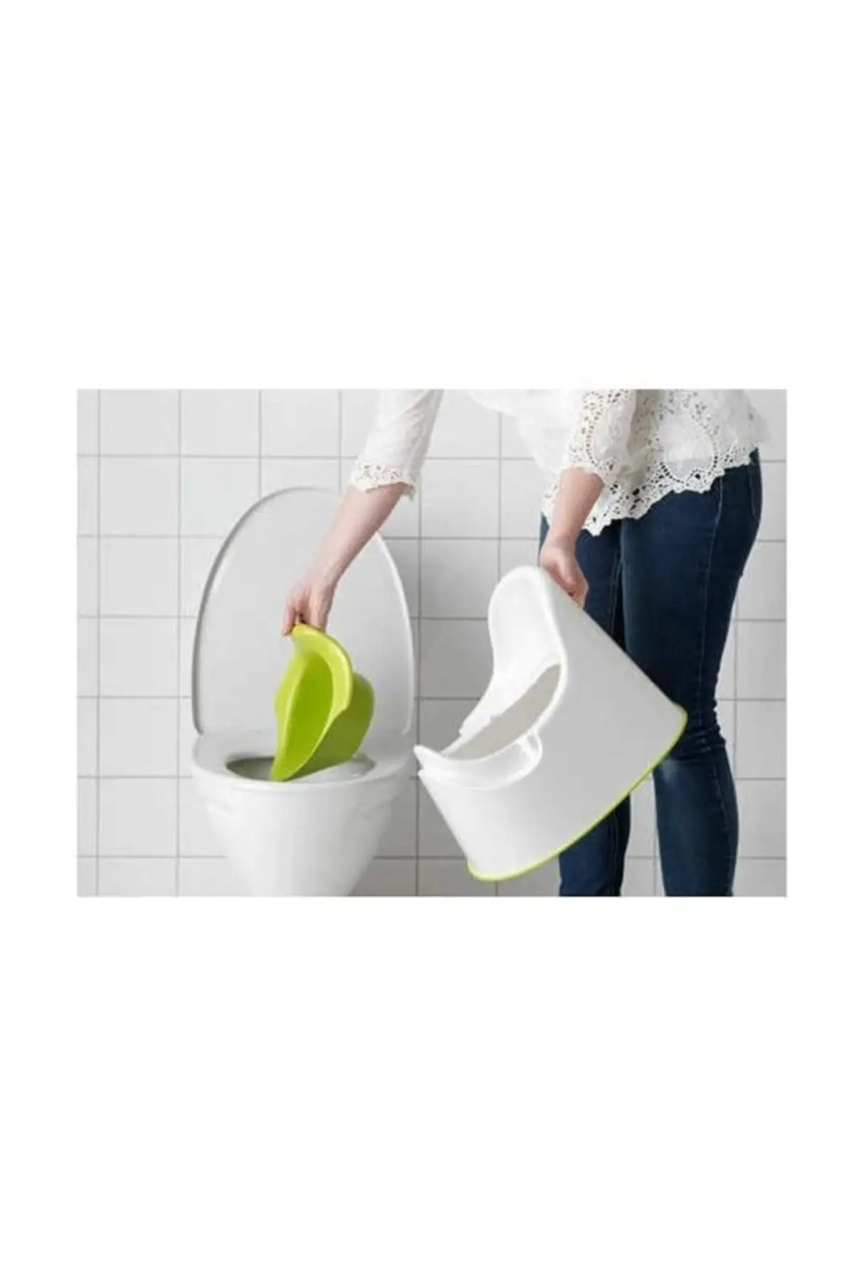 Lockig Detachable 2 Piece Practical Potty Seat