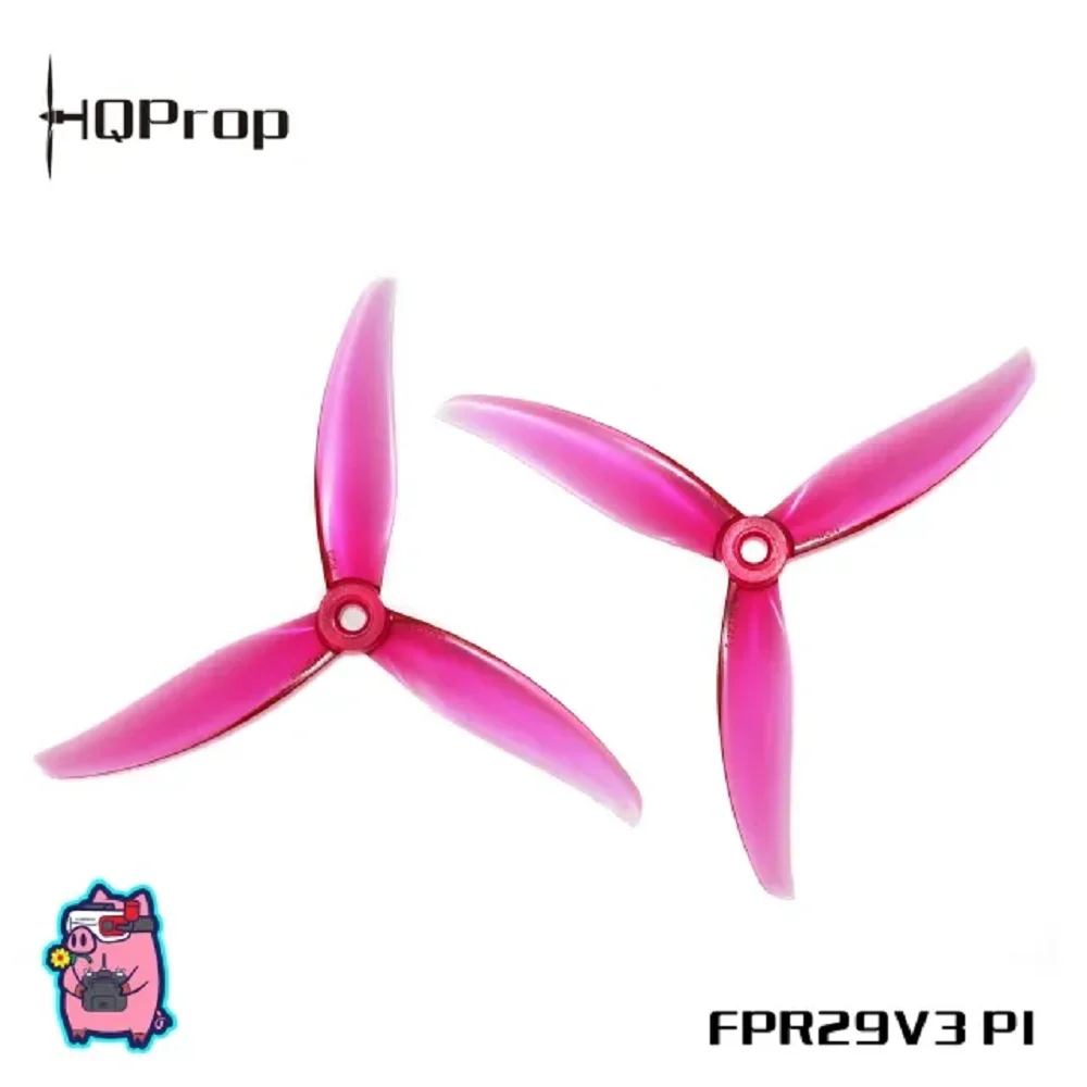 20 Pairs HQProp FlowerPig R29V3 (2CW+2CCW)-Poly Carbonate