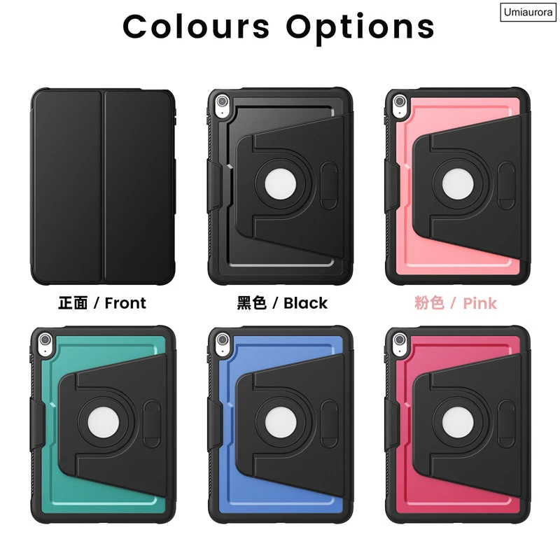 For IPad Pro 10.5 7th 8th 9th 10.2 10th 10.9 11th Gen 11 inch A16 Magnetic Smart Tablet Case Flip Stand Shockproof Rugged Funda