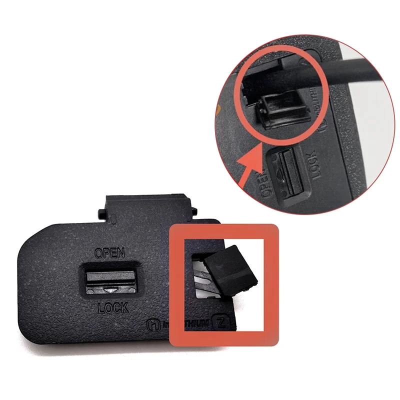 1Pcs New for Sony ILCE-7M4 A7M4 A7R4 A7S3 Fx3 A9M2 A1 Battery Door Cover Digital Camera Repair Parts-With Socket