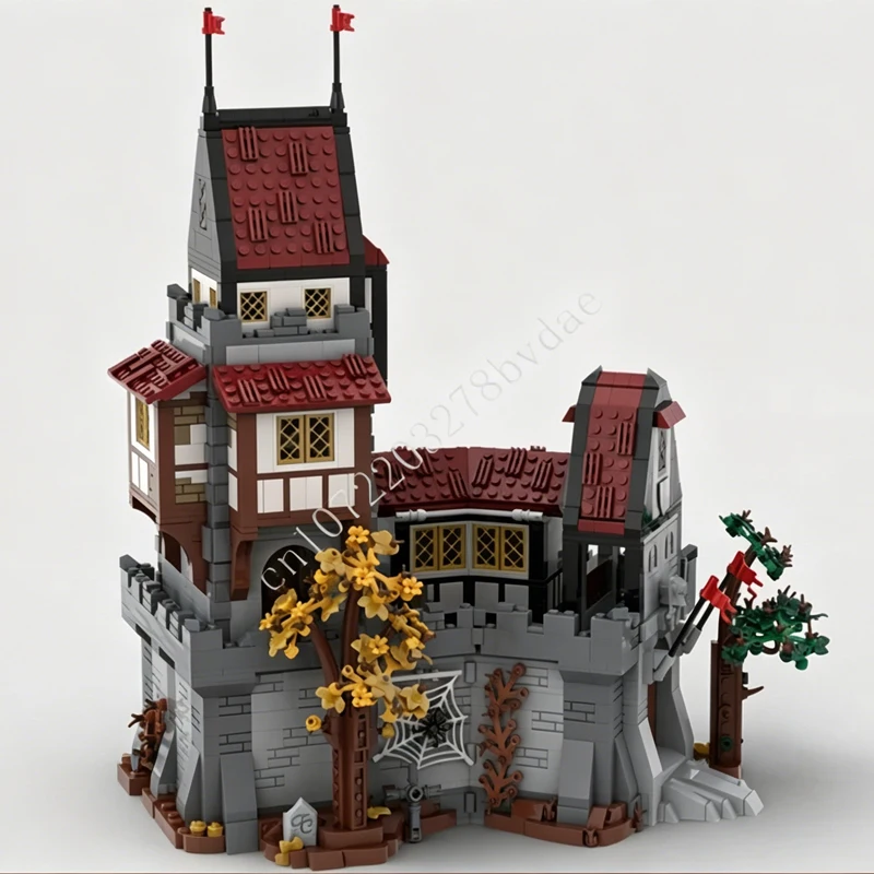2737PCS MOC Medieval Castle Custom Puzzle Model evil witches keep Technical DIY Assembly Set Toy For Child Holiday Gift