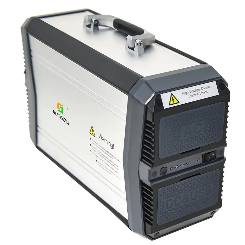 500 Watt Portable Power Station AC 110V/220V DC 12V/19V and USB 5V for Survival Tools of Fridges, TV, Radio, Computers etc