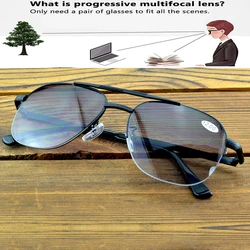 CLARA VIDA GRADIENT PROGRESSIVE SUNGLASSES READING GLASSES DUAL PURPOSE +1 TO +4
