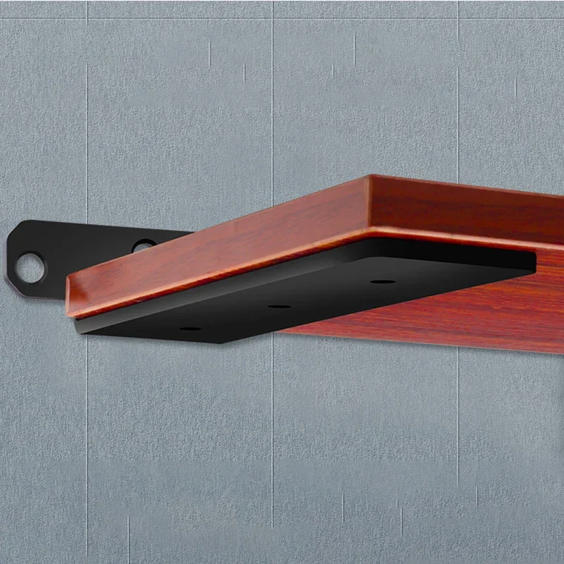 Bearing Capacity 200kg Suspended Tripod Brackets Wall Shelf Support Hidden Wall Fixed Partition Storage Rack Shelves