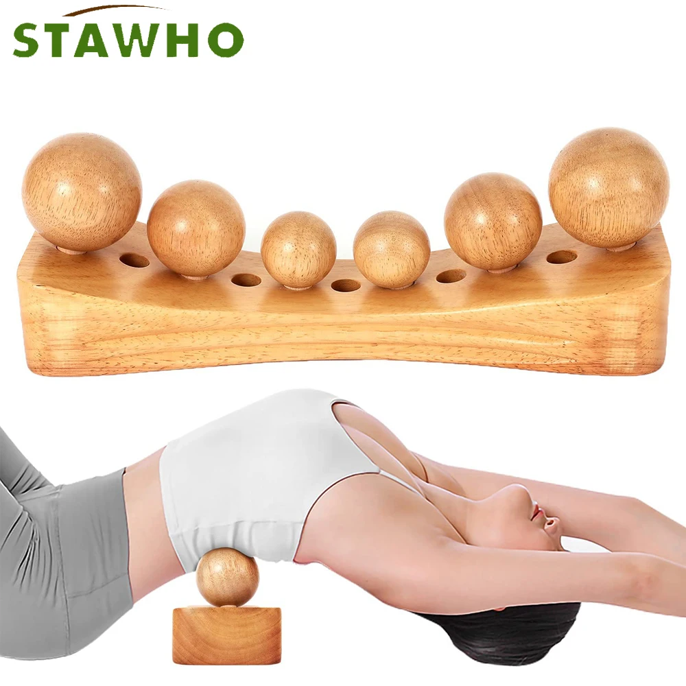 Psoas Muscle Release Tool Body Massager for Release Back Pain Trigger Point Physical Therapy with 6 Massage Heads Fatigue Relief