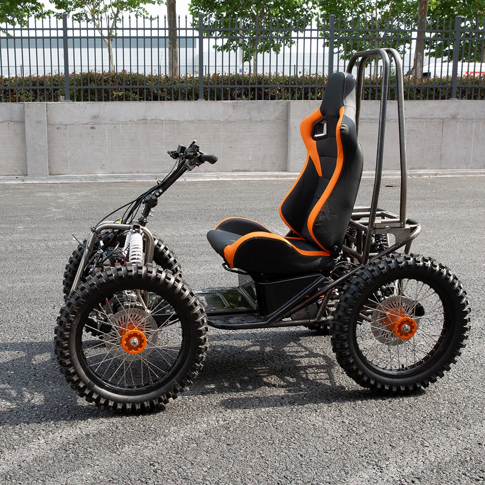 20 Inch Electric Scooter 5000W Dual Mid Drive Motors Mechanical Differential High Torque