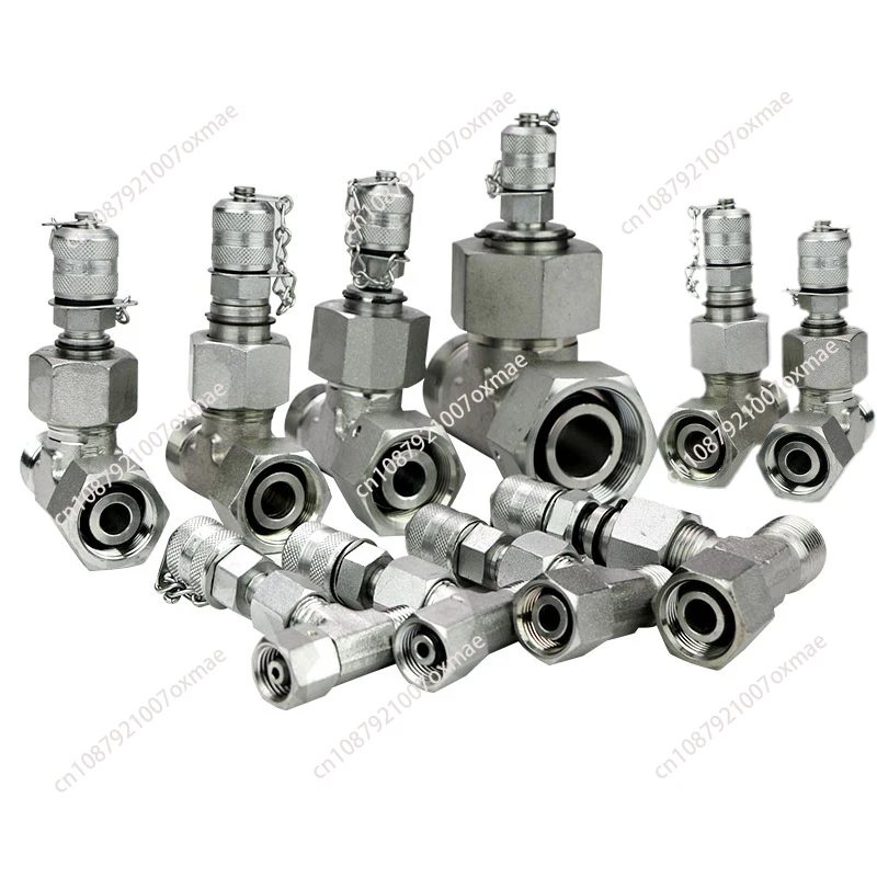 

Excavator Pressure Measuring Tee Joint Pilot Test Set Hydraulic Excavator Pressure Gauge Test Diagnostic Tool Parts