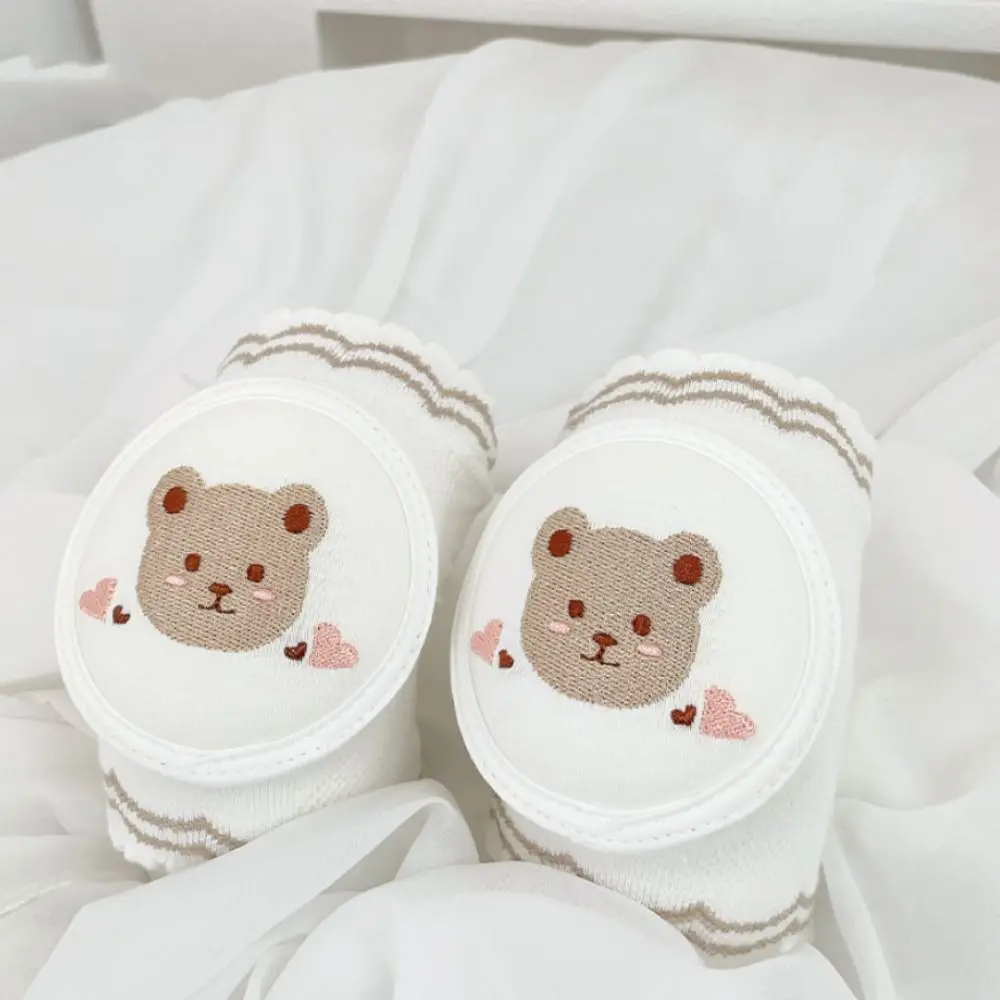 Pelindung Lutut Bayi Katun Desain Kartun Spons Merangkak Balita Pelindung Siku Balita Pelindung Lutut Penghangat Kaki Anak Pelindung Kaki