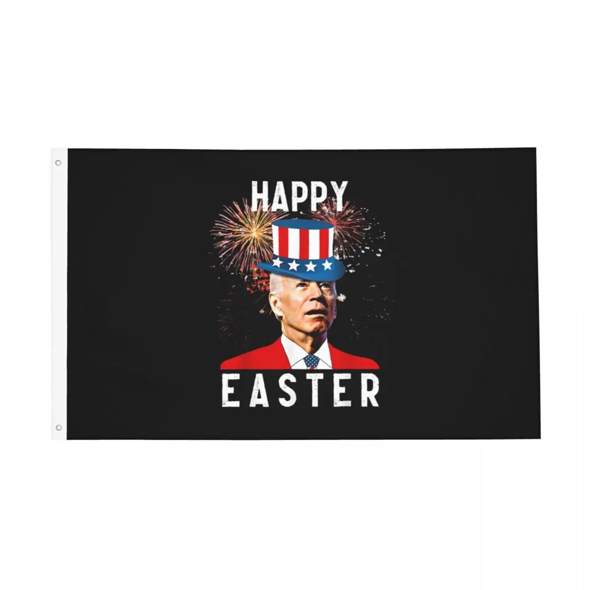 Joe Biden Happy Easter For Funny 4th Of July Flags Double Sided Indoor Outdoor Banner All Weather Home Room Dorm Wall Decor