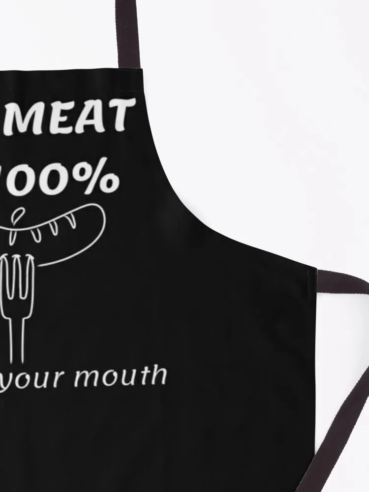 MY MEAT IS 100% GOING IN YOUR MOUTHAPRON : Cooking Apron Grilling Gifts For Him Kitchen Apron For MenApron