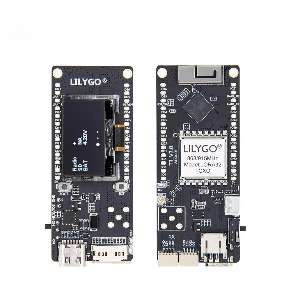 LILYGO T3 V3.0 TCXO High-precision LoRa Wireless Module with OLED Screen, WiFi and Bluetooth Development Board