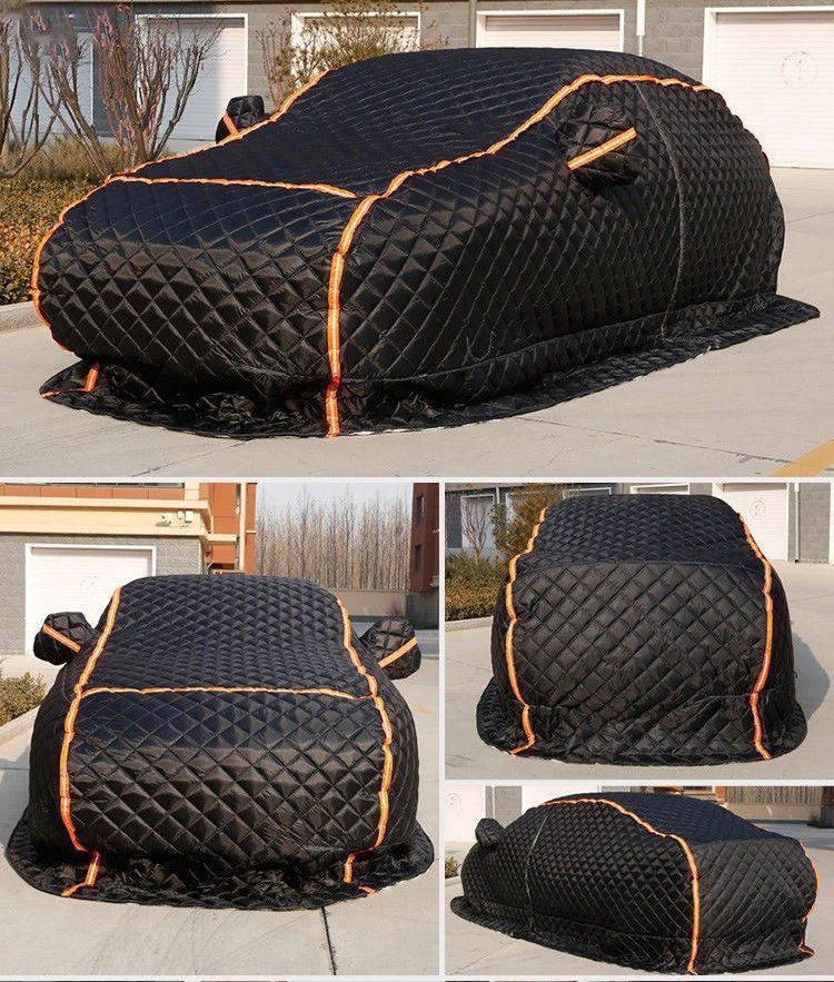 Hot-selling Winter Car Accessories Car Cover Waterproof Thickening Cotton Snow Proof Car Cover Hail Protector view 2