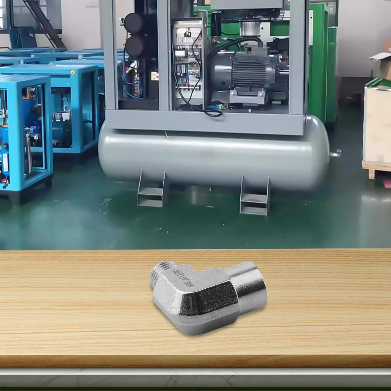 For Demanding Applications 1/4 NPT Elbow Male To Female Elbow Industrial Applications Maximum Pressure 2800 PSI NPT Thread Size