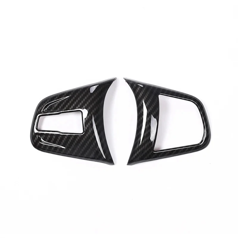

For BMW X1 F48 1 Series F40 2 Series Active Tourer F45 Car Steering Wheel Buttons Frame Trim Cover Parts , ABS Carbon