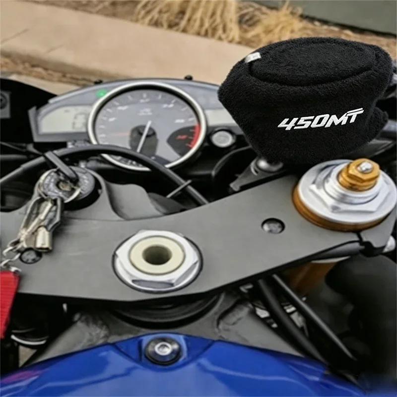 Motorcycle Front Brake Fluid Reservoir Cover Sock Protection Fit For CFMOTO 450MT 675NK 675SR-R MT NK SR 2023 2024 2025 2026