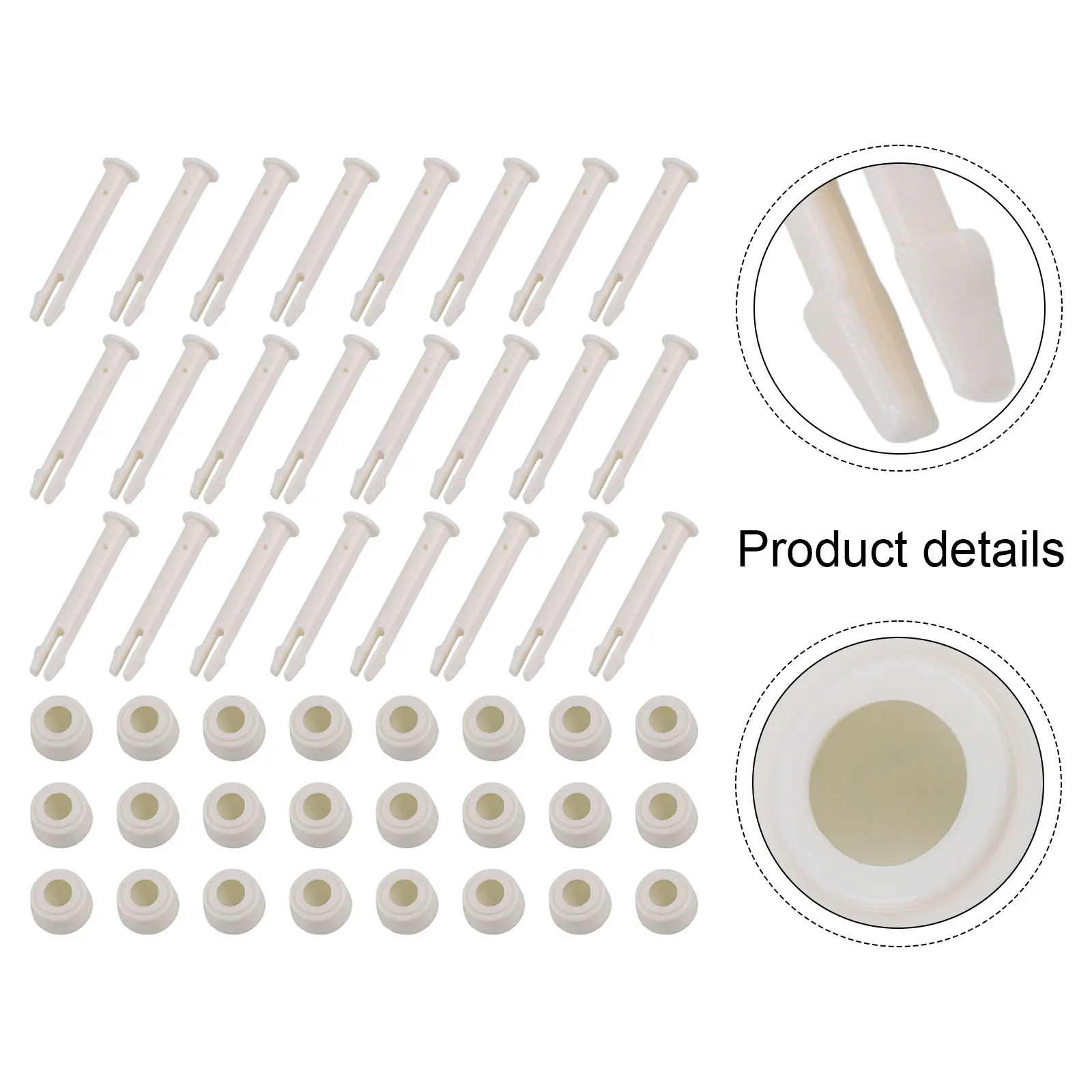 24pcs Plastic For Pool Connector Pins and Seals for Replacement Parts 5 56cm Size Essential for Swimming For Pool Maintenance