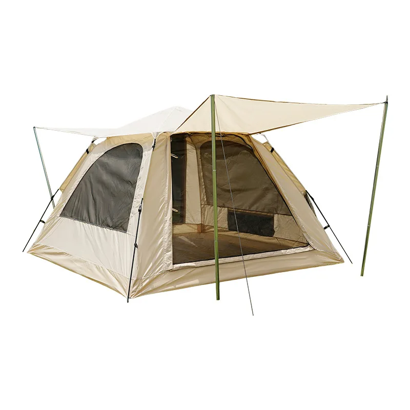 

Outdoor tent Portable 3-4 person automatic camping tent Thickened rainproof canopy camping tent