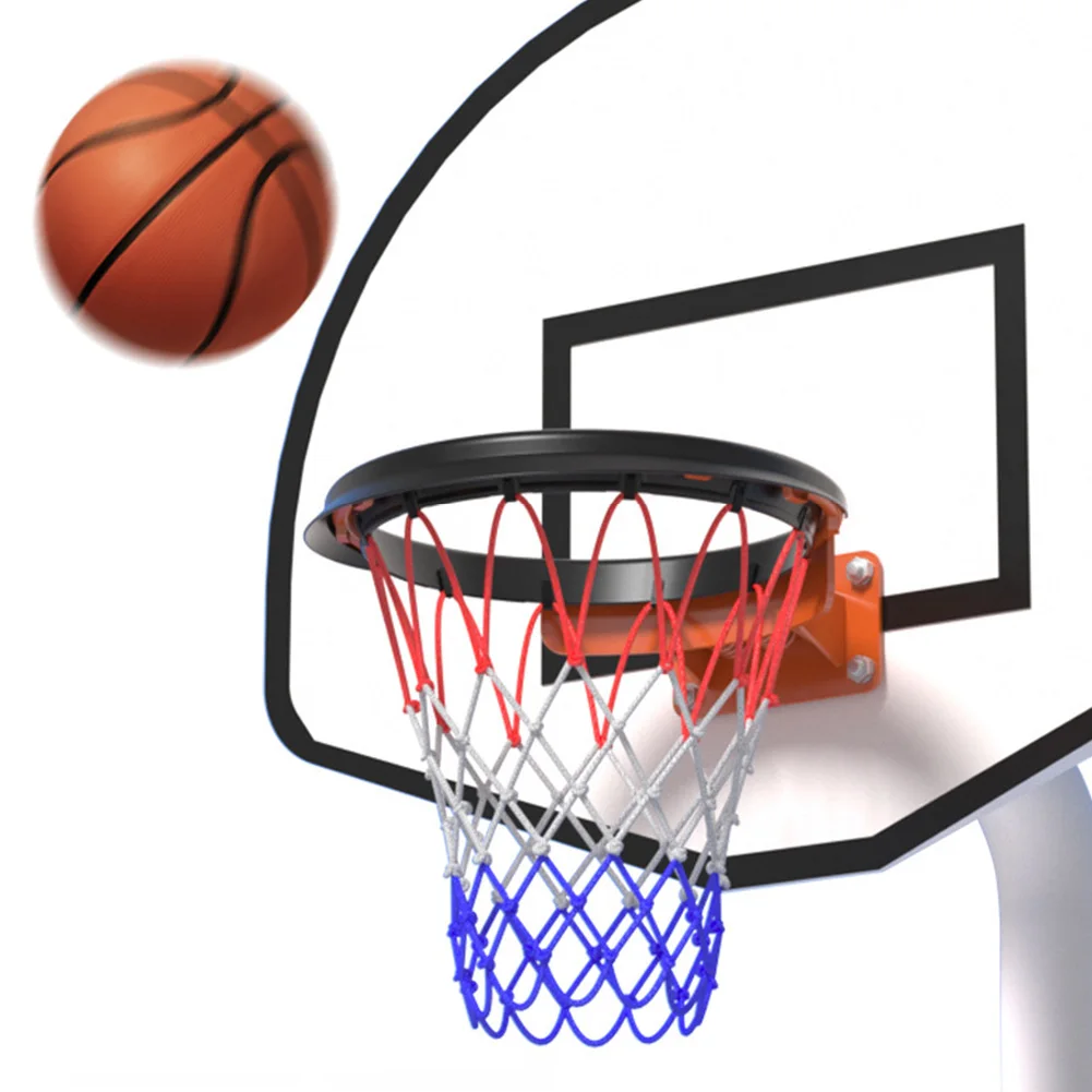 PU 휴대용 농구 네트 프레임 농구 네트 홈 운동 농구 후프 농구 프레임 네트 실내 야외 액세서리
