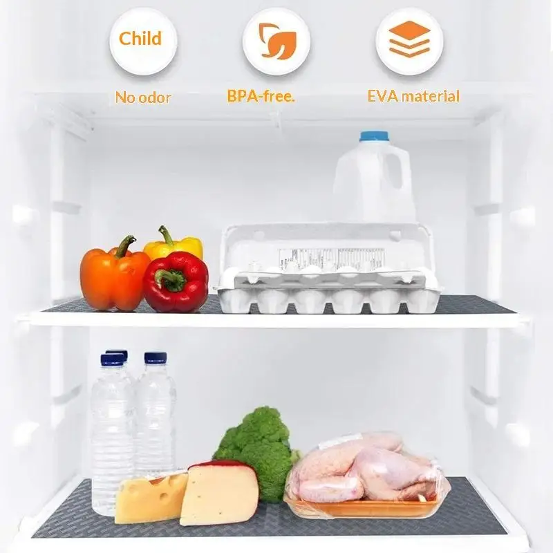 Anti Skid Waterproof Shelf Protector Mat Easy Trim Drawer Liner Dustproof Pad For Kitchen Cupboard Closet Wardrobe Supply