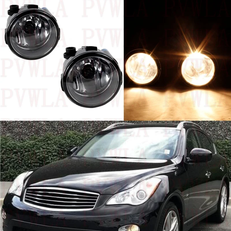 

Front Bunper Fog Lamp Lights With Halogen Bulbs 261508990B For Infiniti QX50 2014-2015