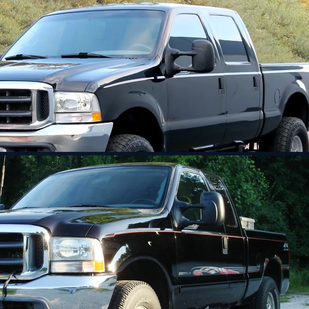 

Pair Tow Mirrors for 1999-2016 Ford F250 F350 F450 F550 Super Duty Manual Mirror