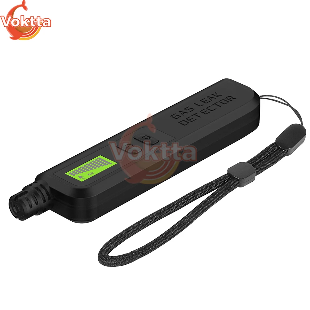 كاشف تسرب الغاز الطبيعي المحمول 50 ~ 1000PPM مستشعر حساس للغاز قابل للاحتراق CO الكحول الميثان محلل الجرس إنذار الصوت
