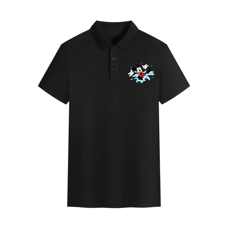 

2025 Summer new Fashion Casual Animation Character Printing Fashion POLO Shirt Personalized Design Outdoor Casual Breathable